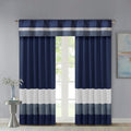 Polyoni Pintuck Curtain Panel Only 1 Pc Panel Multicolor Cotton