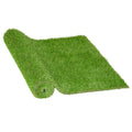 Outsunny 10' X 3' Artificial Turf Grass With Simulated Look & Feel Uv Protection, & Drain Holes For Rain, 1.25