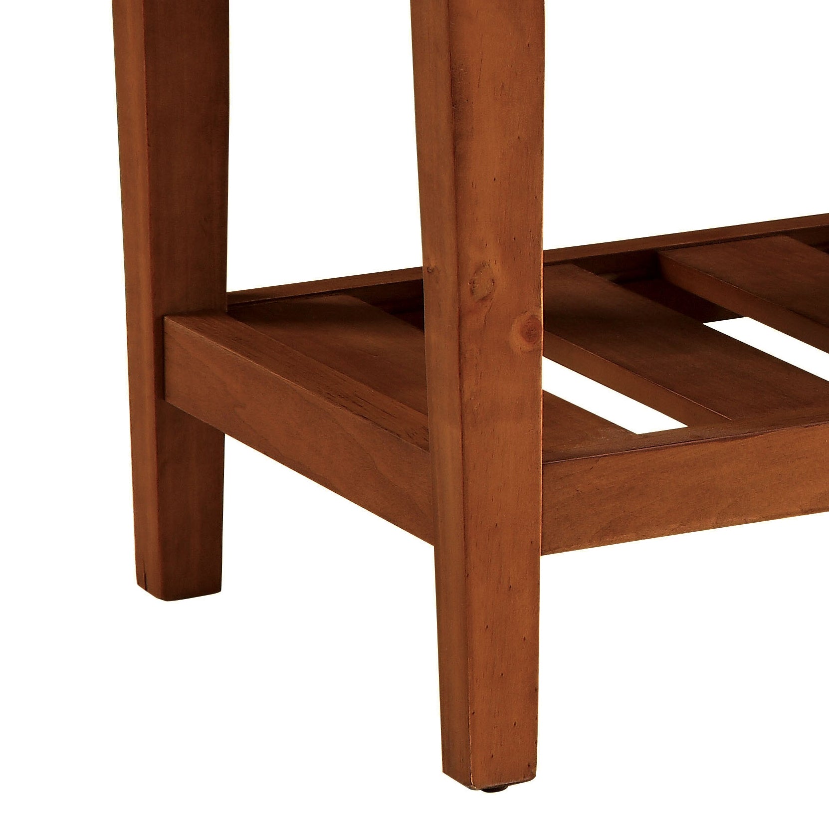 Charla Gray Fabric & Oak Finish Bench Gray Fabric,Synthetic Wood