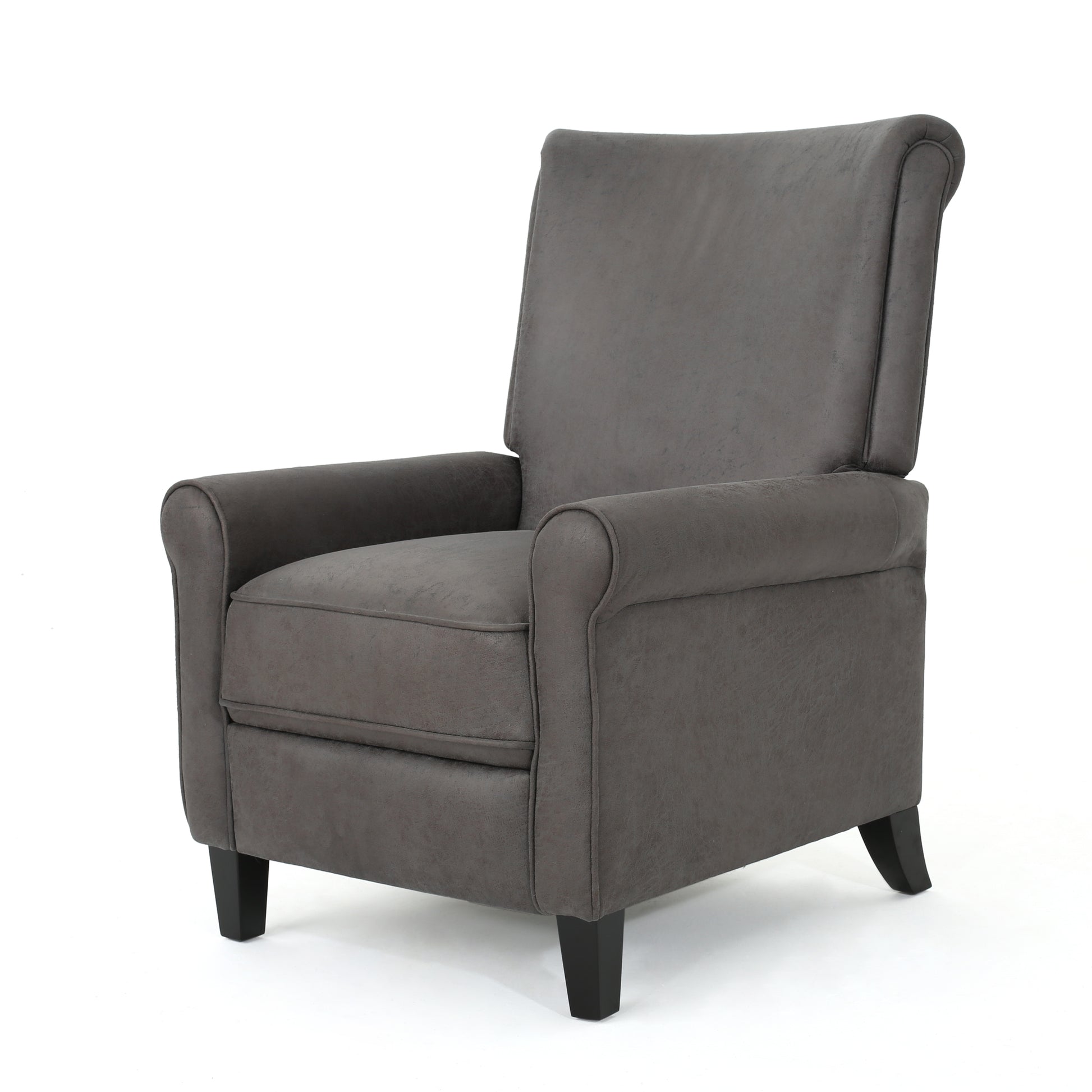 Manual Standard Recliner Slate Microfiber