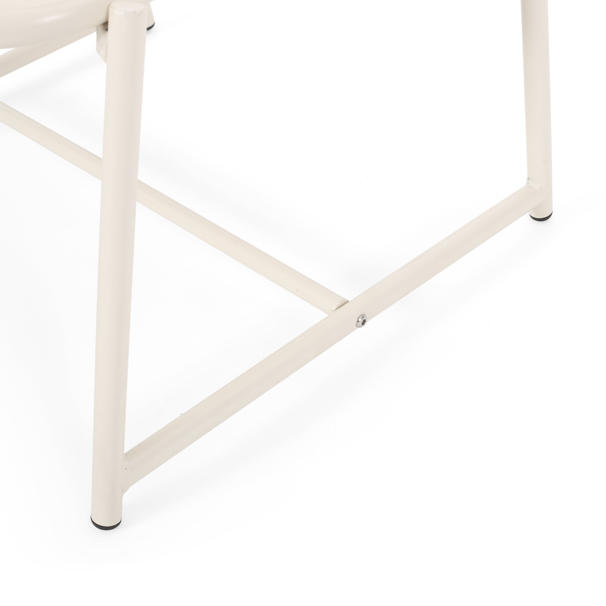 Conrad Side Table Matte White Iron