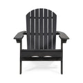 Malibu Adirondack Chair Dark Grey Acacia Wood