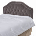 Earlton Headboard Full Grey Fabric