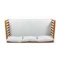 Claremont 3 Seater Daybed Teak Wood Waterproof Fabric