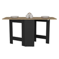 Gateleg Folding Table Space Saving With Compact Design Multicolor Folding Desk Top Dining Room Freestanding Rectangular Desk Rectangular Particle Board Engineered Wood
