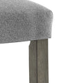 Emily 7 Piece Dining Set Dark Gray Dark Gray Marble