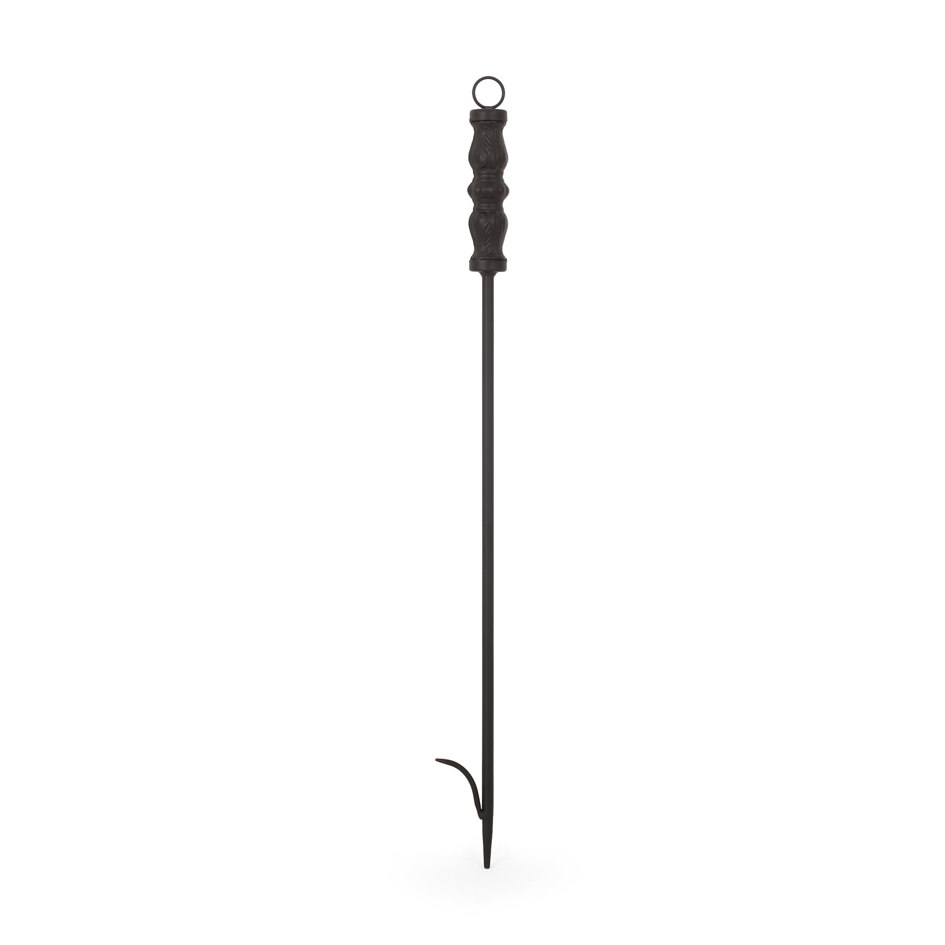 Log Rack And Tools Matt Black Iron