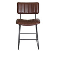 Tribeca Counter Stool Dark Brown Dark Brown Wood