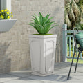 Mgo Planter Antique White Magnesium Oxide