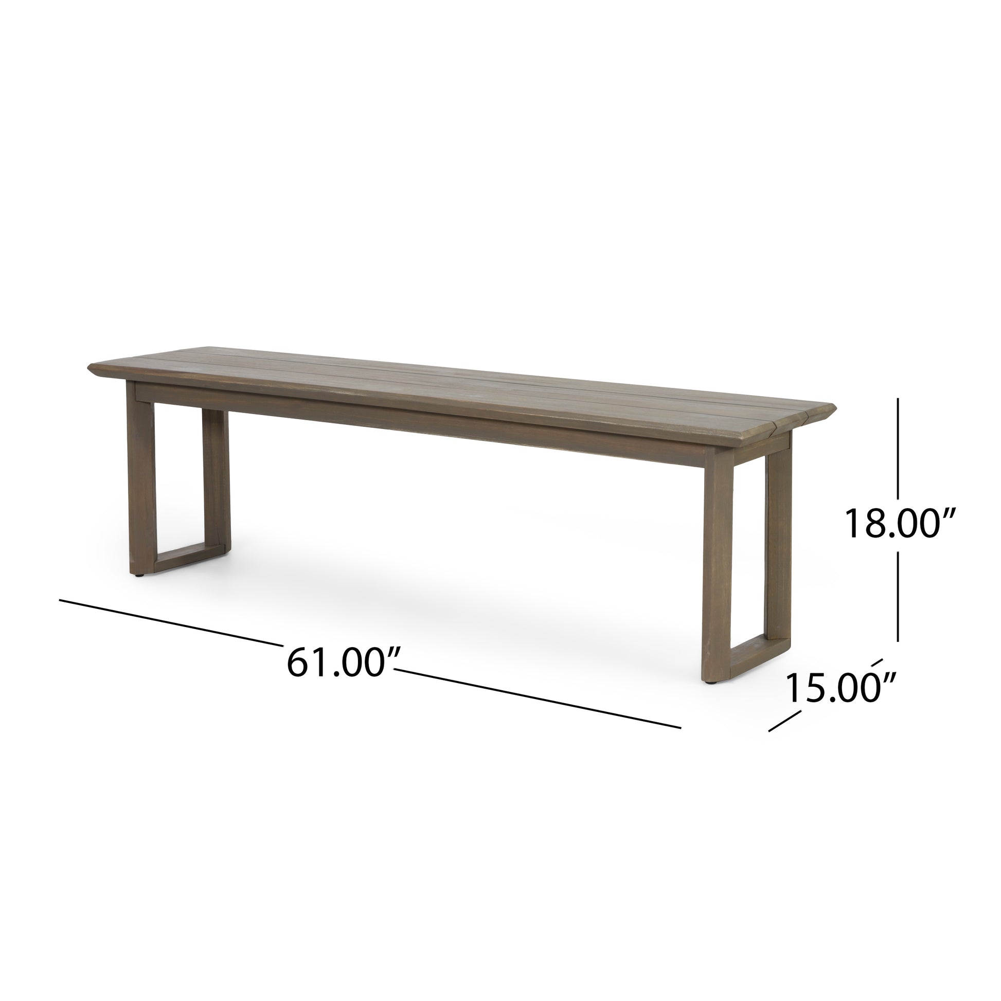 Nash Mp1 Bench Grey Wood