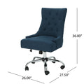 Office Chair Navy Blue Fabric