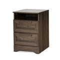 Delaney2 Drawer Nightstand Walnut Mdf