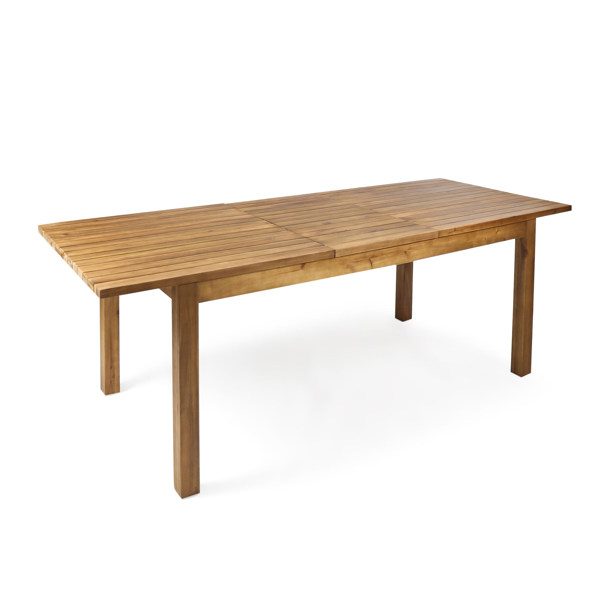 Wilson Expandable Dining Table Teak Acacia Wood