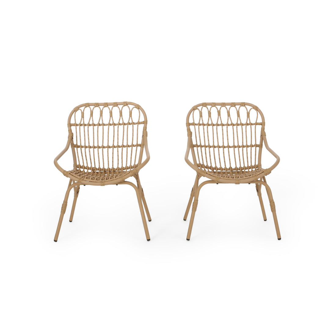 Harlem Chair Light Brown Rattan