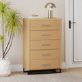 5 Drawer Chest Natural Mdf