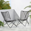 Gatlin Chair Gray Rattan