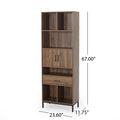 Cube Unit Bookcase Walnut Mdf