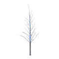 4Ft Paper Led Tree Silver Iron