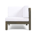 Oana 2 Pieceseat Set, White White Acacia Wood