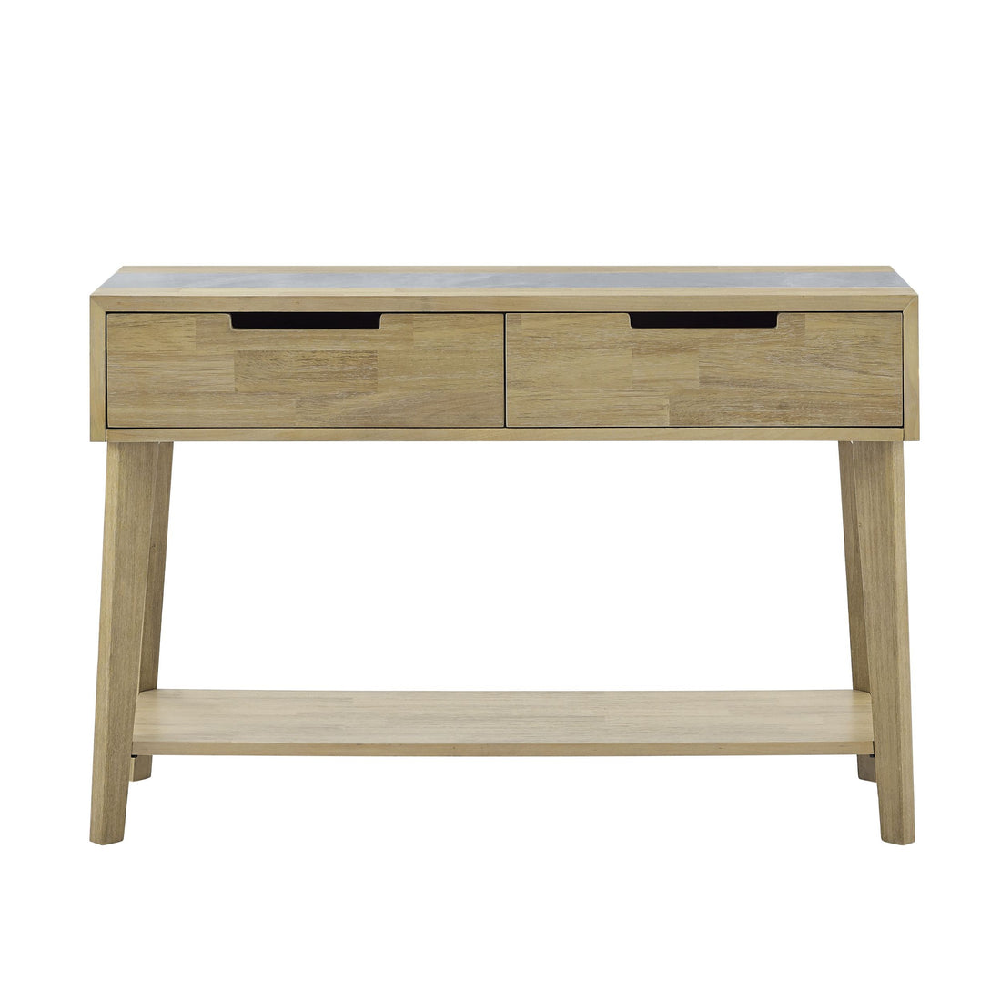 Calgary Sintered Stone Sofa Table Brown Brown Wood