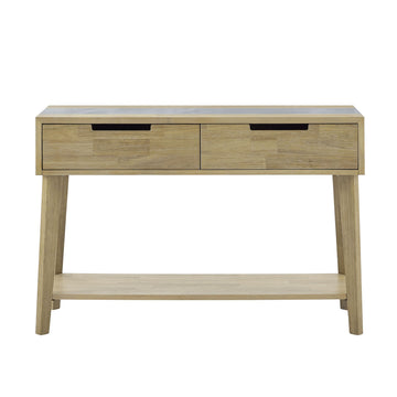 Calgary Sintered Stone Sofa Table Brown Brown Wood