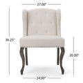 Kd Single Chair Beige Fabric