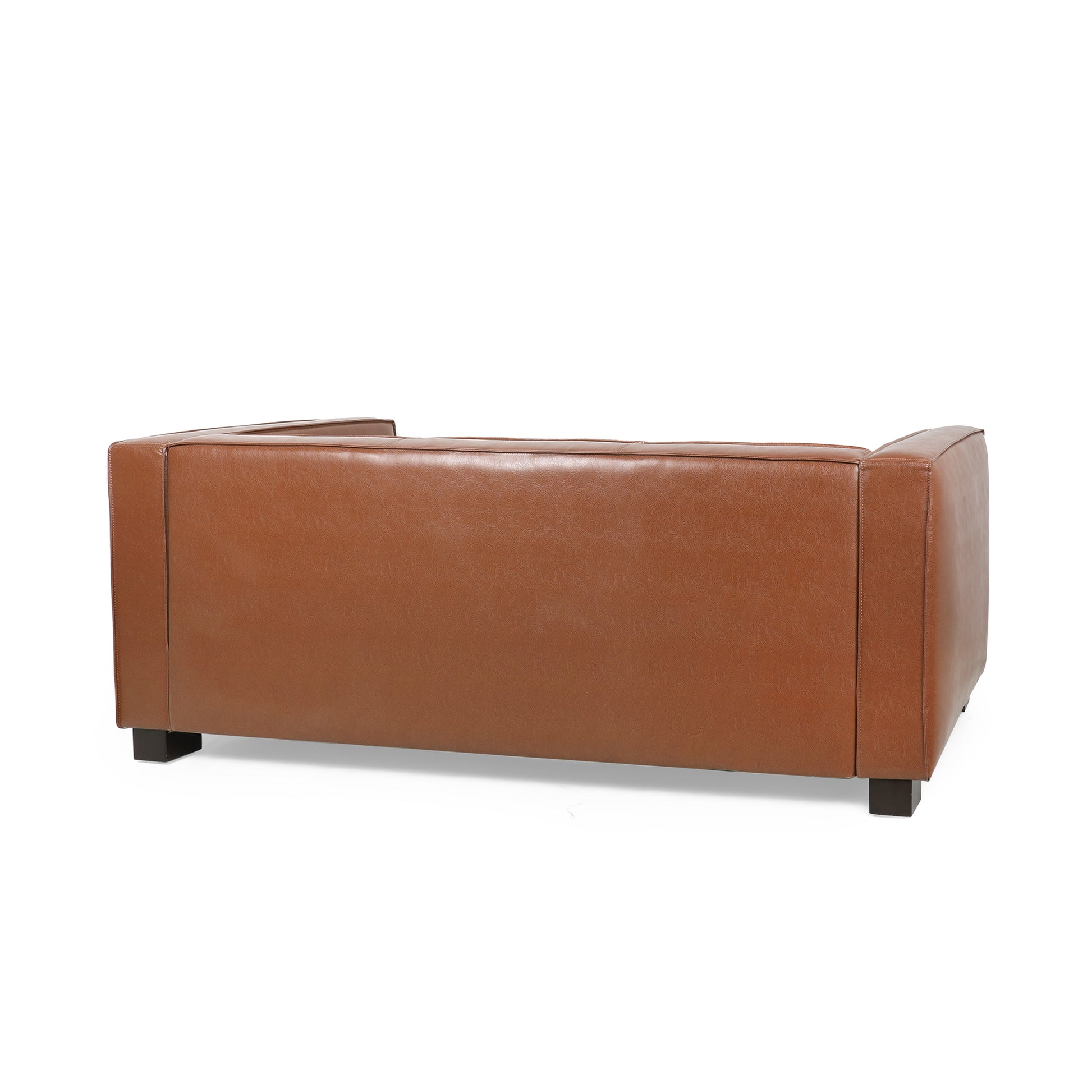 3 Seater Sofa Light Brown Fabric