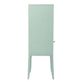 Herzo Tall Storage Cabinet Mint Mint Mdf
