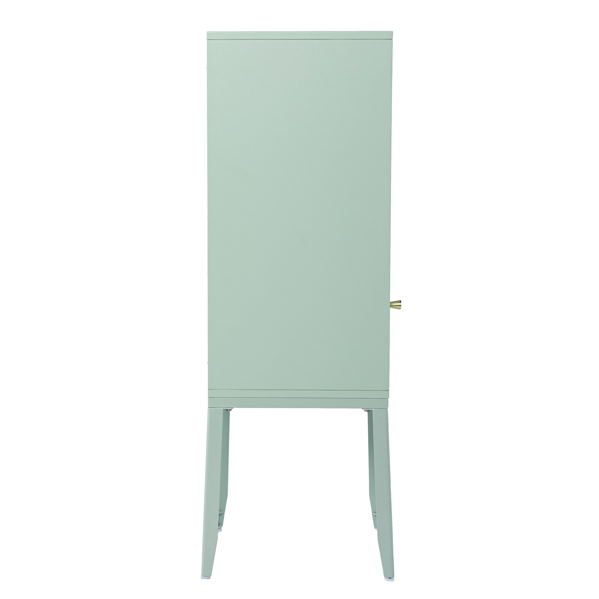 Herzo Tall Storage Cabinet Mint Mint Mdf