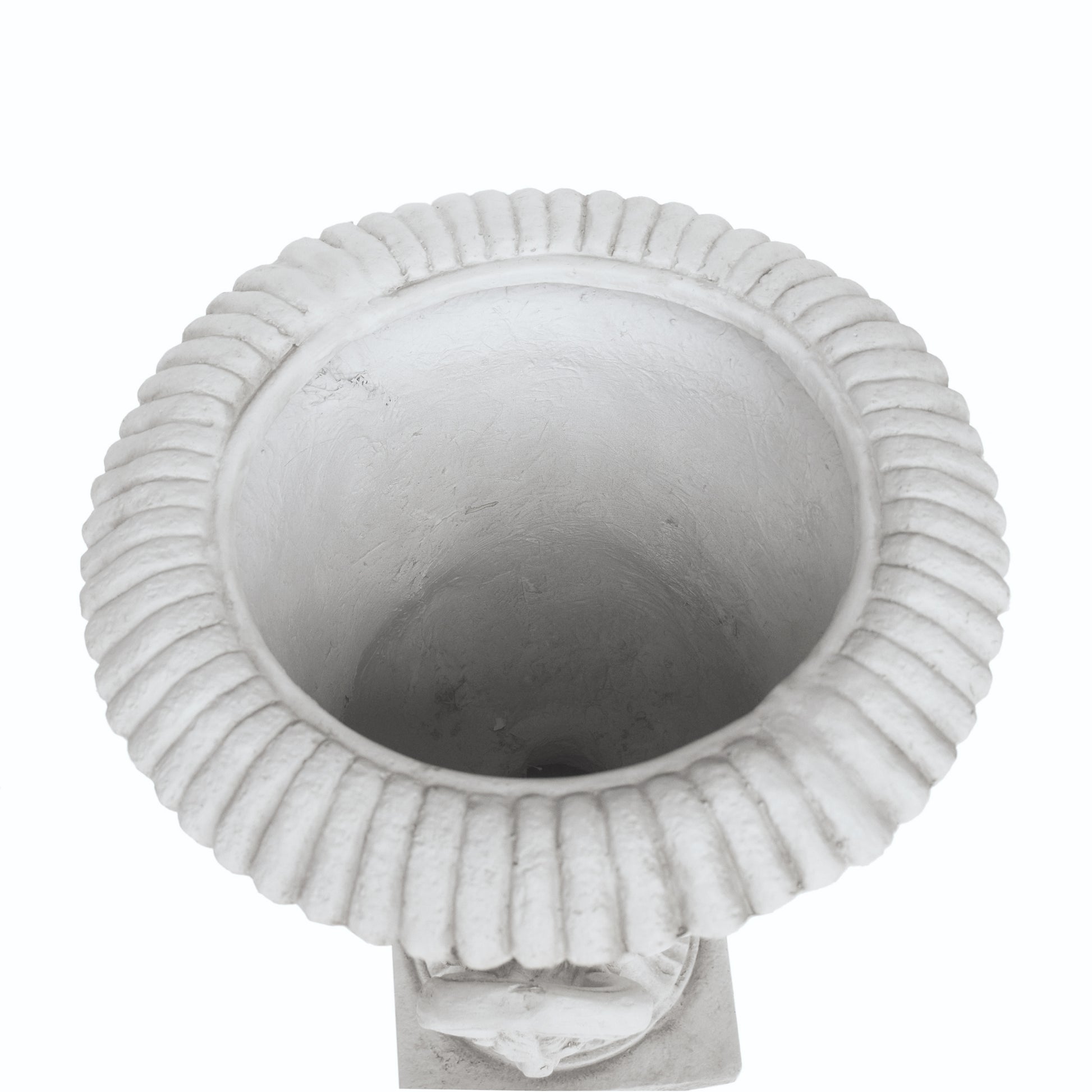 Mgo Garden Urn Planter Antique White Magnesium Oxide