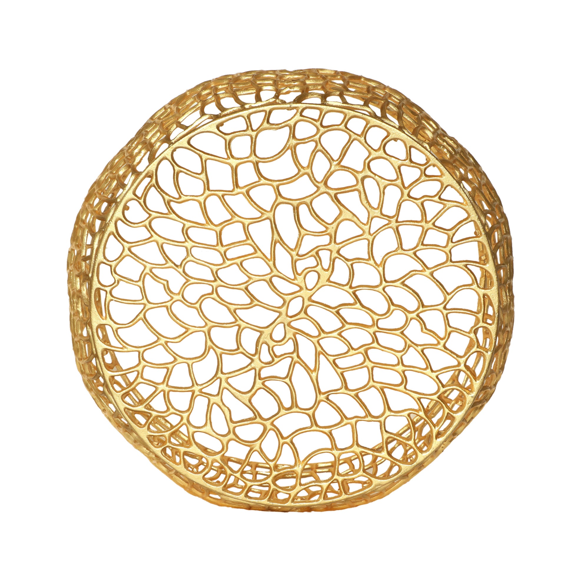 Mesh Coffee Table Gold Aluminium