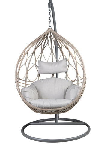 Lux Basket Chair White White Steel