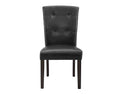 Francis Pu Side Chair Set Of 2 Black Black Wood