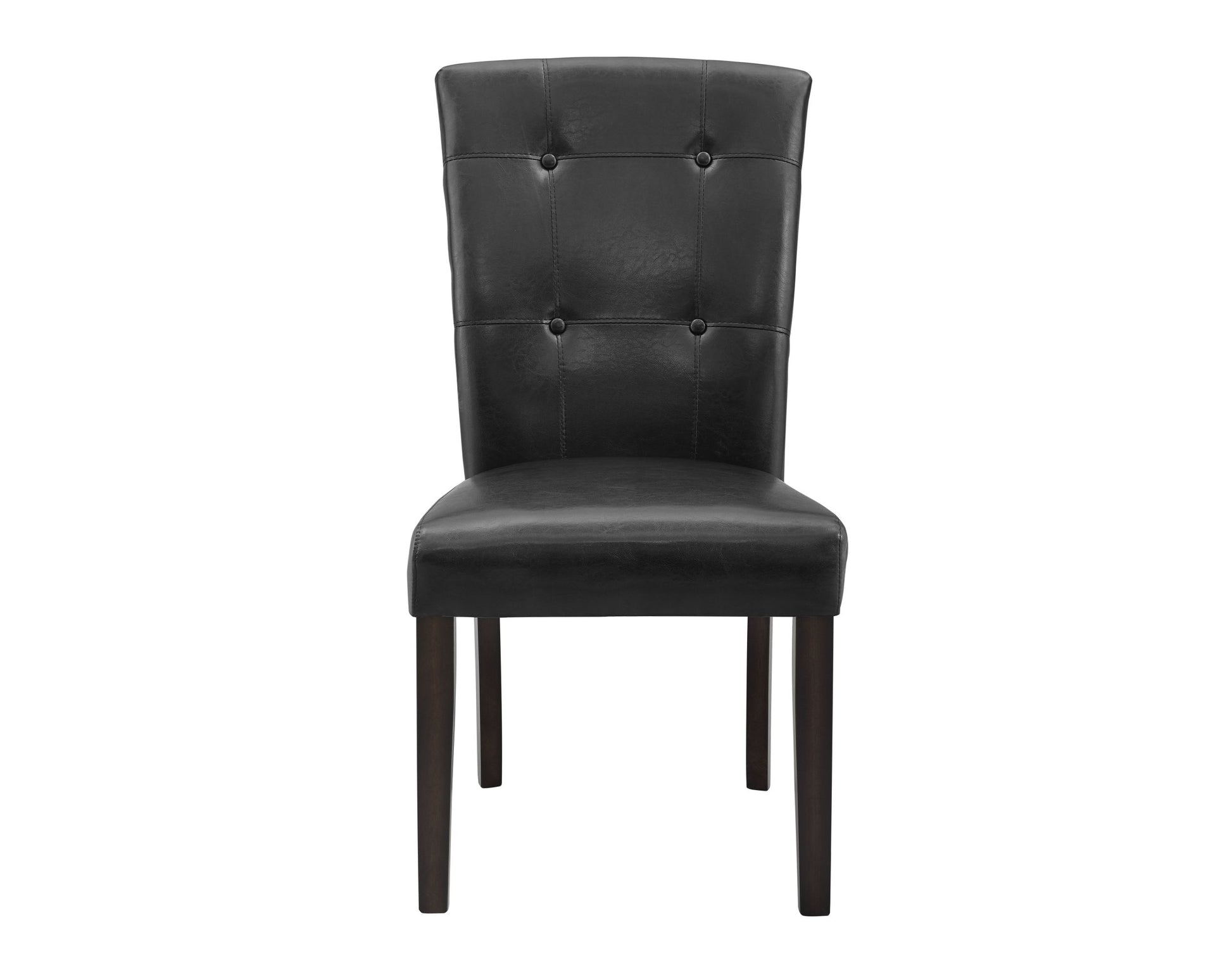 Francis Pu Side Chair Set Of 2 Black Black Wood