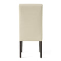 Pertica Kd Dining Chair Set Of 2 Beige Fabric