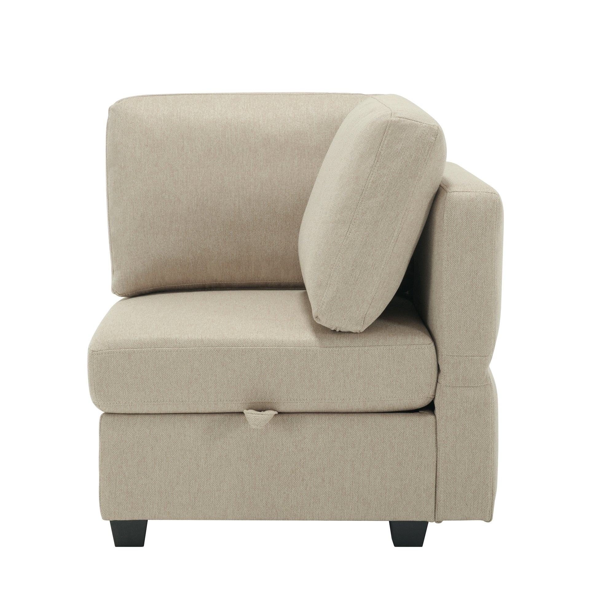 Oversized Modern 6 Seat Upholstered Sofa, Large Sectional Sofa With Storage Seats And Ottomanssofa Bed With Thick And Soft Cushions At All Sidesadjustable Arms And Backs Beige Beige Polyester 4 Seat