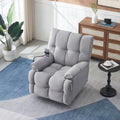 Single Chair Gray Comfortable Seat, The Seat Is Soft And Comfortable, Suitable For Small Living Room Space Single Sofa Gray Velvet 1 Seat