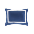 8 Piece Comforter And Quilt Set Collection Navy Full Queen Full Navy Polyester