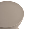 Contemporary Modern Accent Prince Stool Beige Side Table End Table Storage Side Table Light Coffee Plastic