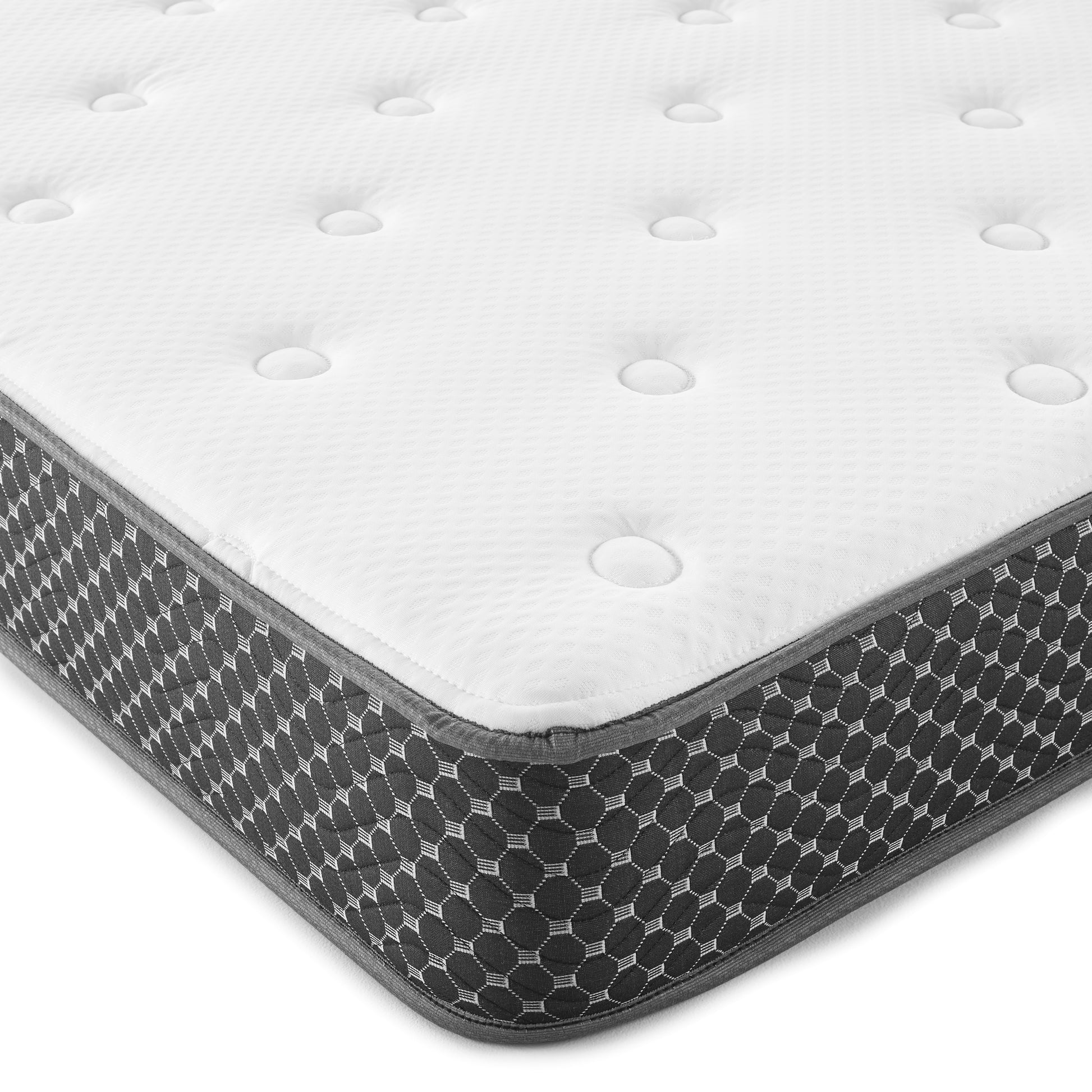 6" Quilted Foam Firm King Mattress White Foam King