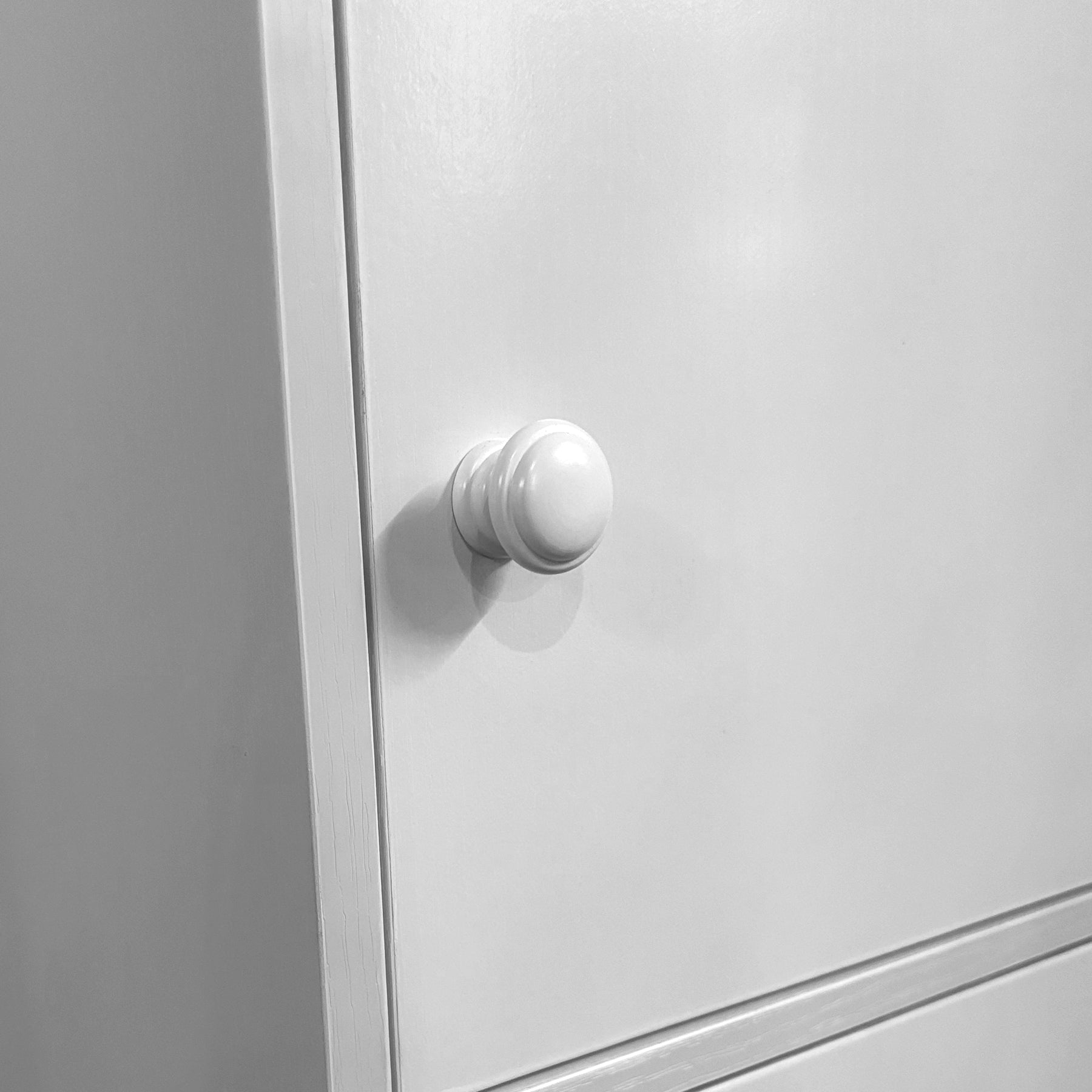 Three Door Storage Utility Cabinet Entryway Living Room Garage Hallway Bathroom White Wooden Knob Handle White Particle Board Mdf