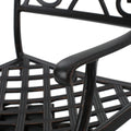 Waterbury Cast Barstool Copper Mildew Resistant Cushion Garden & Outdoor Antique,Casual,Classic Metal