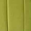 Modern Velvet Accent Chair With Ribbed Detail, Luxury Curved Fully Upholstered Accent Chair, Green No Assembly Needed Green Velvet