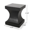 Athena Side Table Black Magnesium Oxide