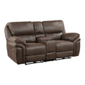 Plush Modern Living Room Sofa Set 2Pc Power Reclining Sofa And Loveseat Brown Microfiber Upholstery Usb Port Solid Wood Frame Furniture Brown Microfiber Wood Primary Living Space Modern Plywood,Solid Wood 5 Seat