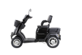 Heavy Duty 4 Wheel Mobility Scooters For Seniors & Adults 500Lbs Capacity Black Abs Pc