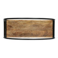 Round Shelf Natural Wood