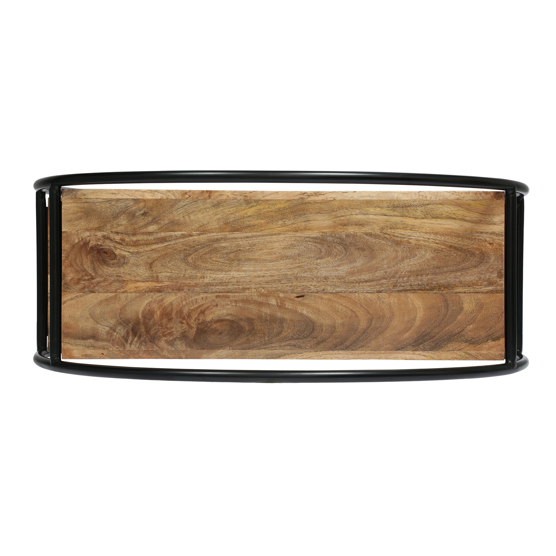 Round Shelf Natural Wood