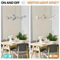 Modern Crystal Chandeliers, 9 Lights Chrome Chandelier For Living Room Bedroom, Dining Room Chandelier Over Table, Kitchen Light Fixtures Bulbs Not Included Chrome Crystal Iron