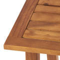 Selma End Table Teak Acacia Wood